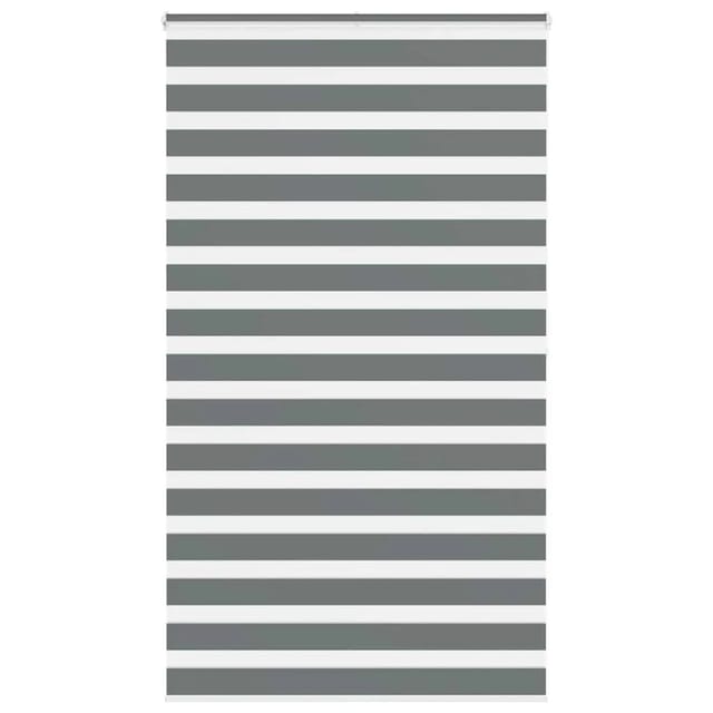 vidaXL Doppelrollo Dunkelgrau 125x200 cm Stoffbreite 120,9 cm Polyester 4014162