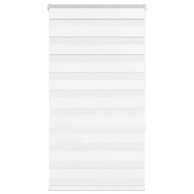 vidaXL Doppelrollo Weiß 75x150 cm Stoffbreite 70,9 cm Polyester 4014750