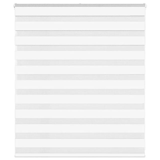 vidaXL Doppelrollo Weiß 120x100 cm Stoffbreite 115,9 cm Polyester 4014733