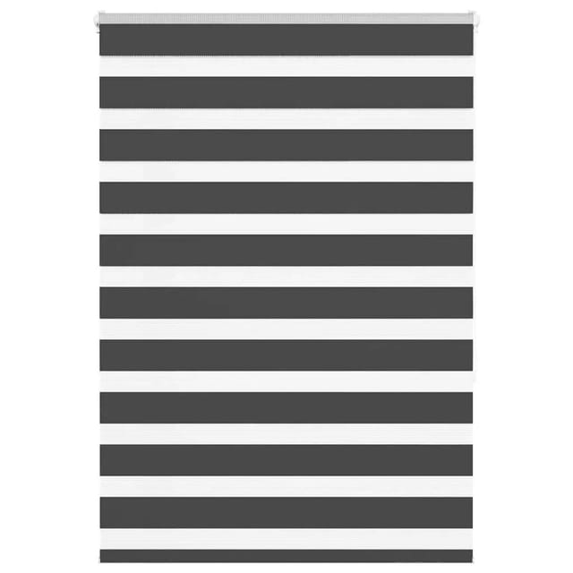 vidaXL Doppelrollo Schwarz 110x150 cm Stoffbreite 105,9 cm Polyester 4014237