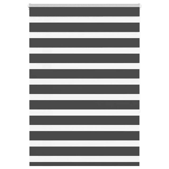 vidaXL Doppelrollo Schwarz 115x150 cm Stoffbreite 110,9 cm Polyester 4014238