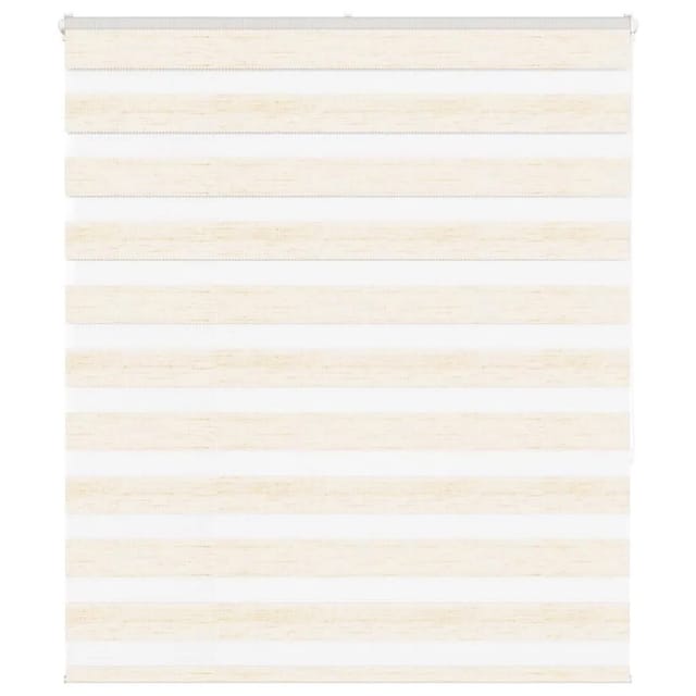 vidaXL Doppelrollo Marmorbeige 125x150cm Stoffbreite 120,9 cm Polyester 4014656