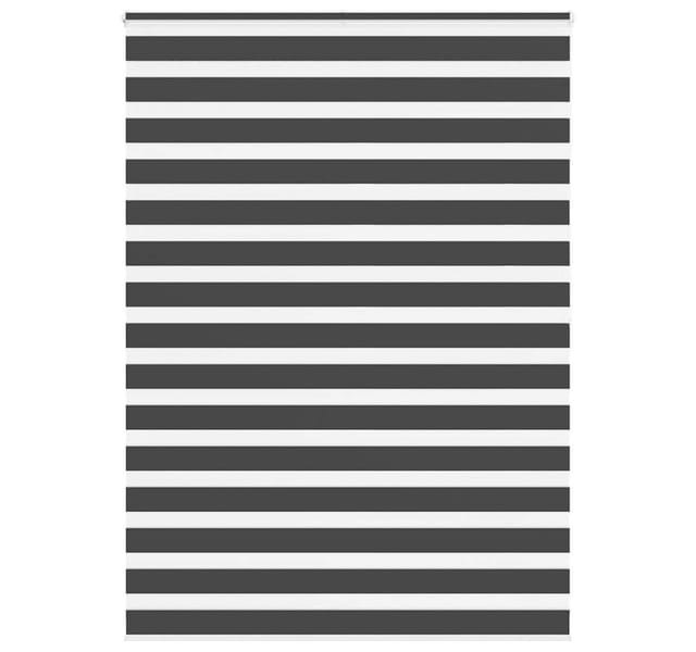 vidaXL Doppelrollo Schwarz 160x200 cm Stoffbreite 155,9 cm Polyester 4014273