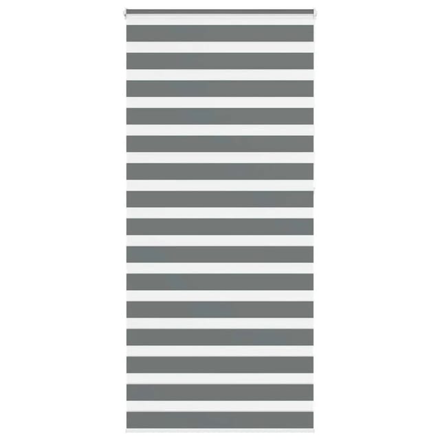 vidaXL Doppelrollo Dunkelgrau 110x230 cm Stoffbreite 105,9 cm Polyester 4014185