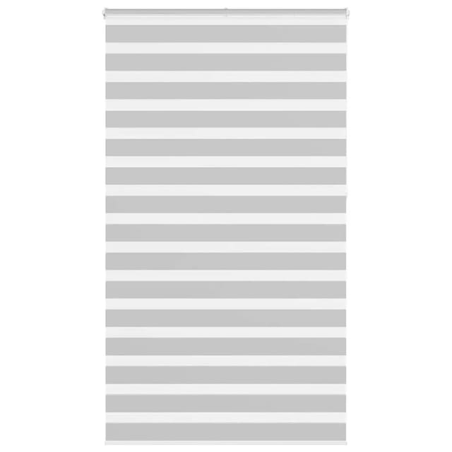 vidaXL Doppelrollo Hellgrau 130x230 cm Stoffbreite 125,9 cm Polyester 4014501