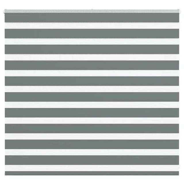 vidaXL Doppelrollo Dunkelgrau 160x100 cm Stoffbreite 155,9 cm Polyester 4014117