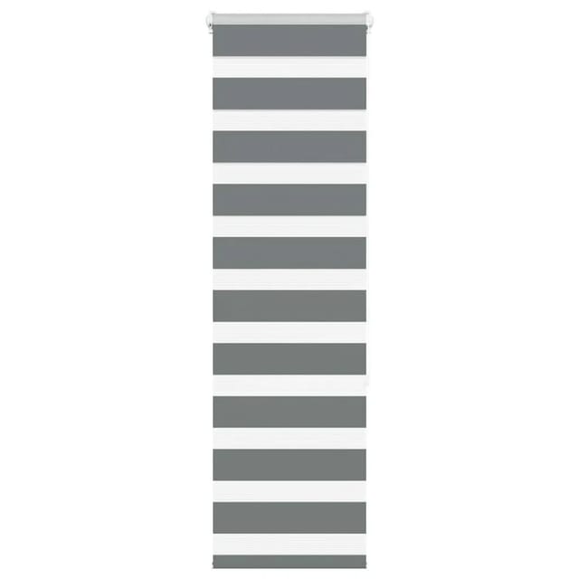 vidaXL Doppelrollo Dunkelgrau 50x150 cm Stoffbreite 45,9 cm Polyester 4014121
