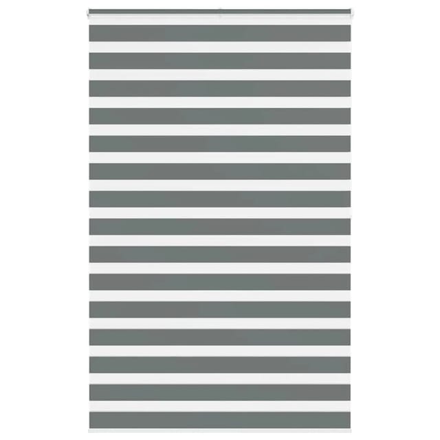 vidaXL Doppelrollo Dunkelgrau 150x200 cm Stoffbreite 145,9 cm Polyester 4014167