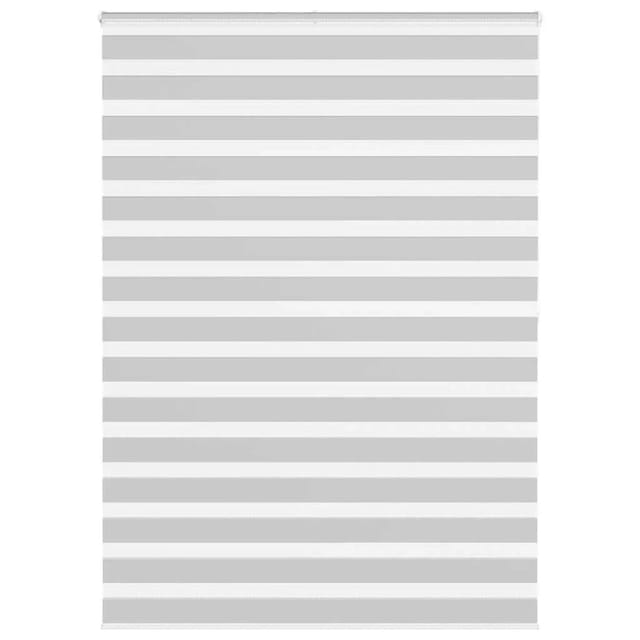 vidaXL Doppelrollo Hellgrau 165x200 cm Stoffbreite 160,9 cm Polyester 4014482
