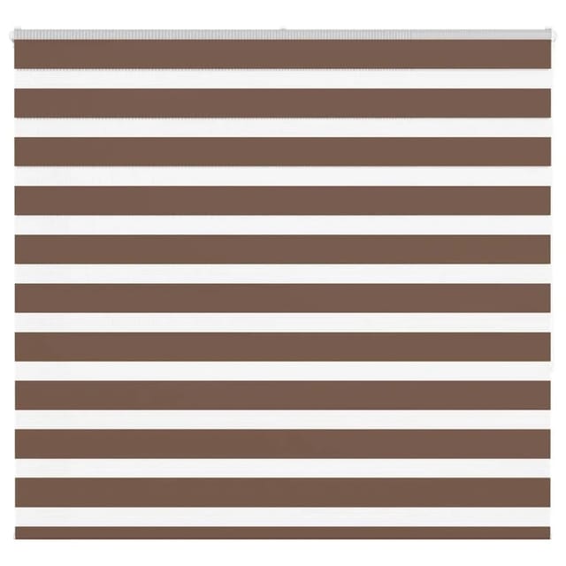 vidaXL Doppelrollo Braun 165x150 cm Stoffbreite 160,9 cm Polyester 4014352