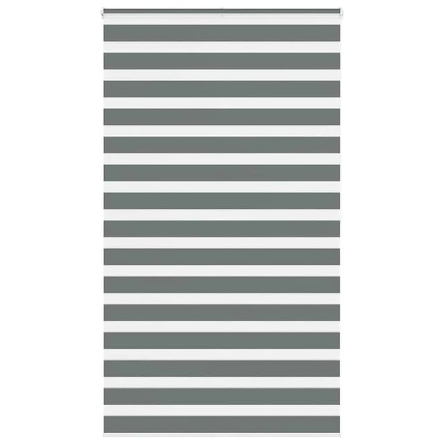 vidaXL Doppelrollo Dunkelgrau 120x200 cm Stoffbreite 115,9 cm Polyester 4014161
