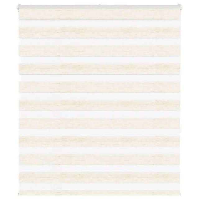 vidaXL Doppelrollo Marmorbeige 135x150cm Stoffbreite 130,9 cm Polyester 4014658