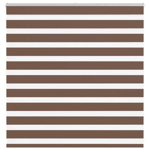 vidaXL Doppelrollo Braun 150x100 cm Stoffbreite 145,9 cm Polyester 4014323