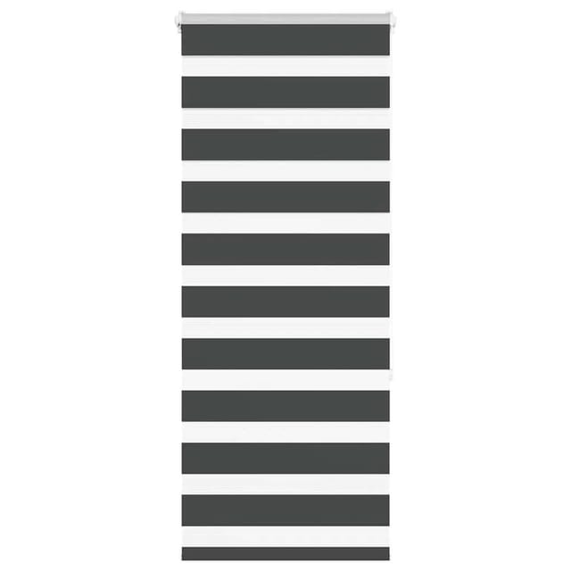 vidaXL Doppelrollo Schwarz 55x150 cm Stoffbreite 50,9 cm Polyester 4014226