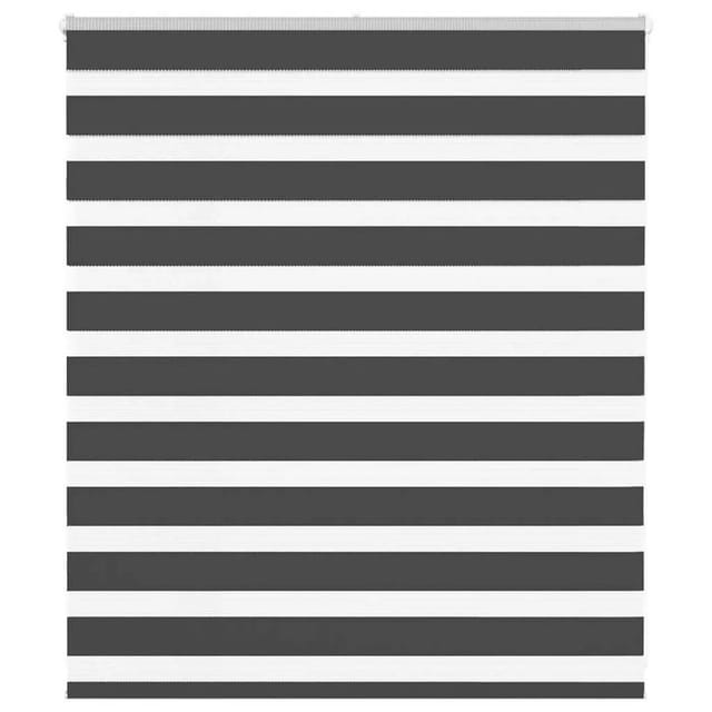 vidaXL Doppelrollo Schwarz 120x100 cm Stoffbreite 115,9 cm Polyester 4014213