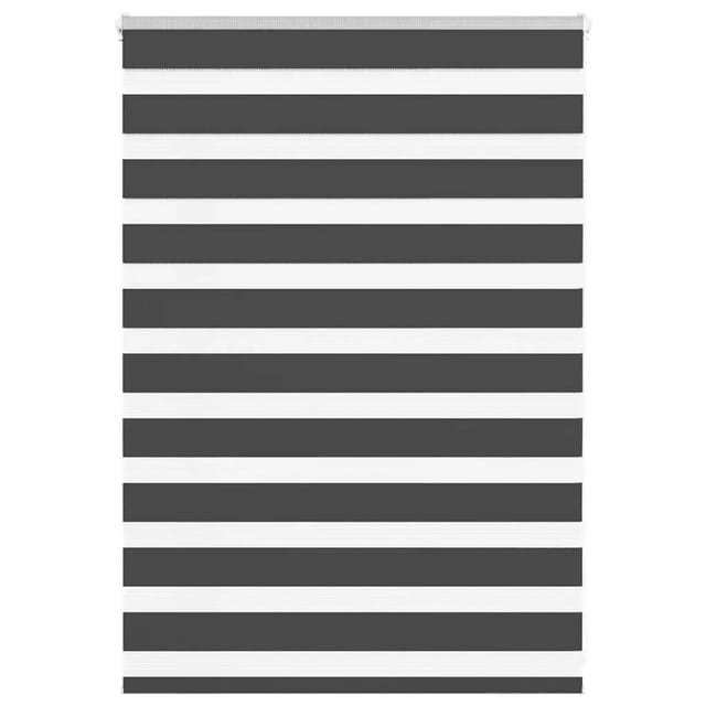 vidaXL Doppelrollo Schwarz 105x100 cm Stoffbreite 100,9 cm Polyester 4014210