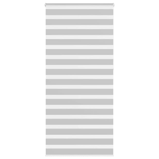 vidaXL Doppelrollo Hellgrau 110x230 cm Stoffbreite 105,9 cm Polyester 4014497