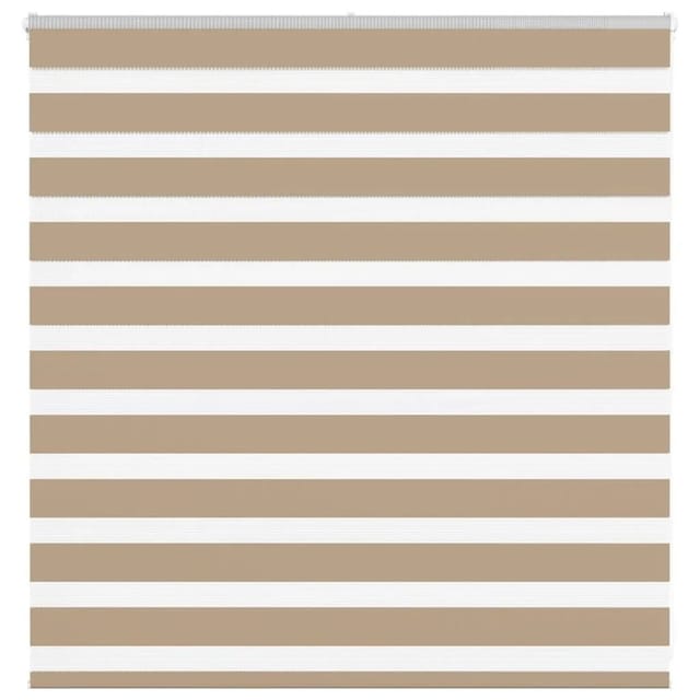 vidaXL Doppelrollo Sandbraun 150x100 cm Stoffbreite 145,9 cm Polyester 4014531