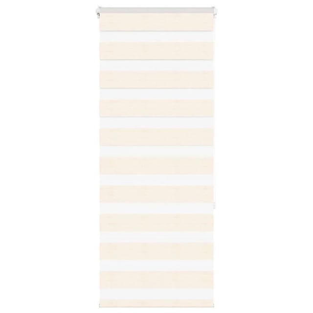 vidaXL Doppelrollo Marmorbeige 55x150 cm Stoffbreite 50,9 cm Polyester 4014642