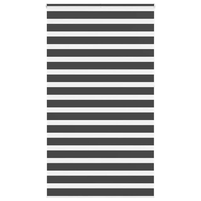 vidaXL Doppelrollo Schwarz 130x230 cm Stoffbreite 125,9 cm Polyester 4014293