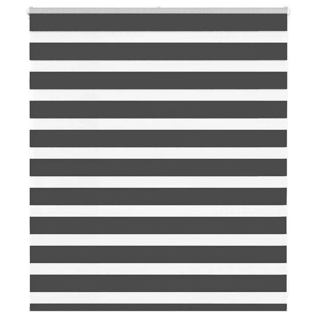 vidaXL Doppelrollo Schwarz 130x100 cm Stoffbreite 125,9 cm Polyester 4014215