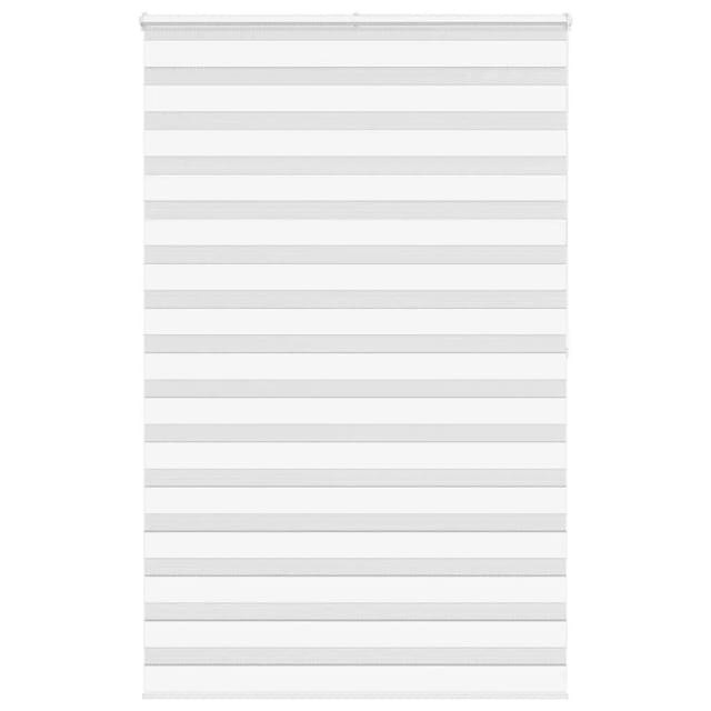 vidaXL Doppelrollo Weiß 140x200 cm Stoffbreite 135,9 cm Polyester 4014789