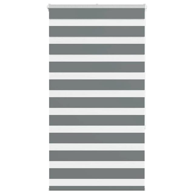 vidaXL Doppelrollo Dunkelgrau 75x150 cm Stoffbreite 70,9 cm Polyester 4014126