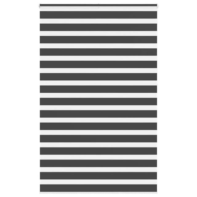 vidaXL Doppelrollo Schwarz 145x230 cm Stoffbreite 140,9 cm Polyester 4014296