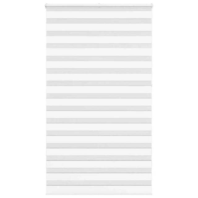 vidaXL Doppelrollo Weiß 135x230 cm Stoffbreite 130,9 cm Polyester 4014814