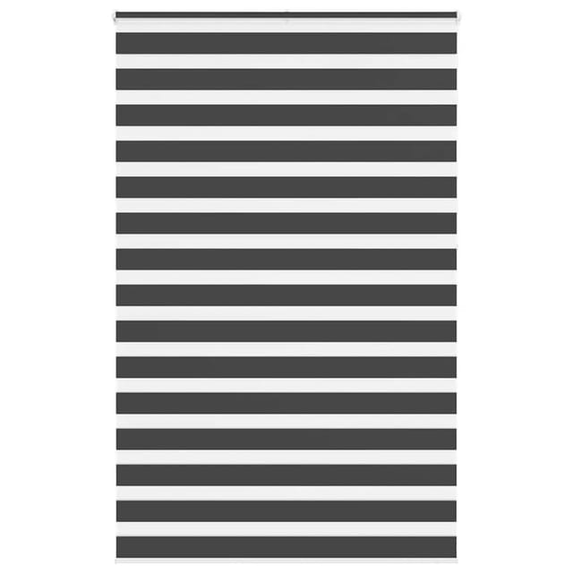 vidaXL Doppelrollo Schwarz 140x230 cm Stoffbreite 135,9 cm Polyester 4014295