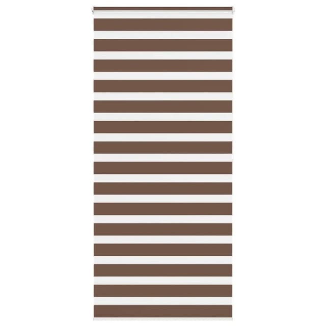 vidaXL Doppelrollo Braun 115x200 cm Stoffbreite 110,9 cm Polyester 4014368