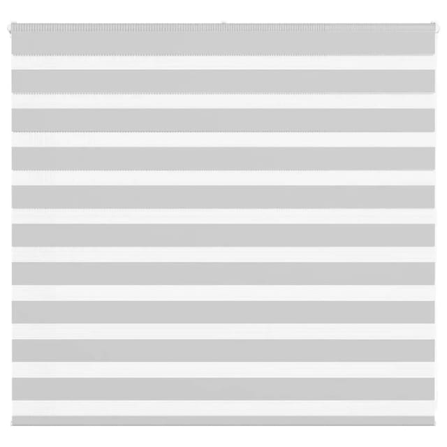 vidaXL Doppelrollo Hellgrau 155x100 cm Stoffbreite 150,9 cm Polyester 4014428
