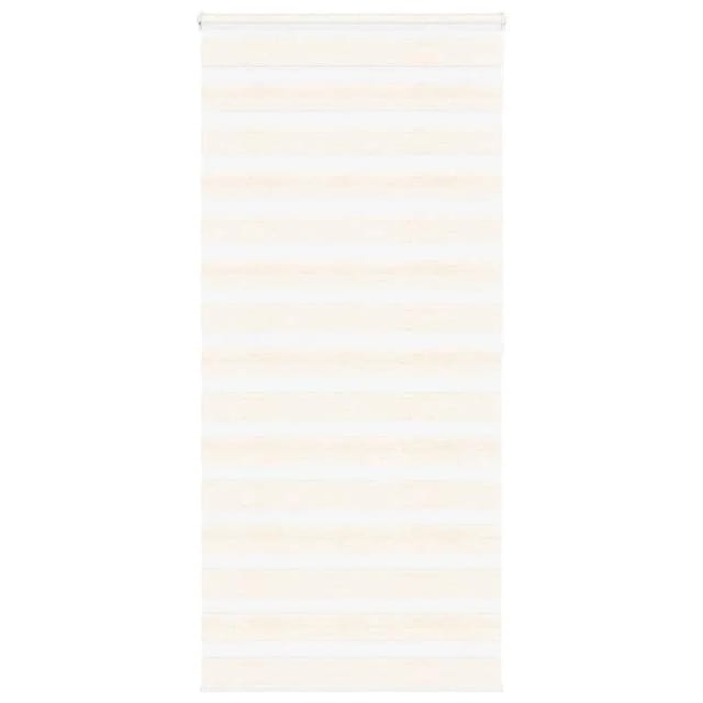vidaXL Doppelrollo Marmorbeige 110x200cm Stoffbreite 105,9 cm Polyester 4014679