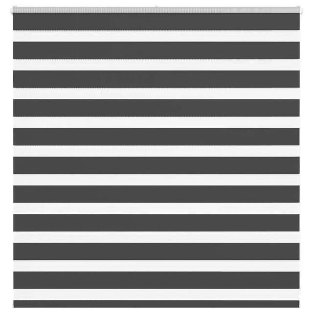 vidaXL Doppelrollo Schwarz 145x100 cm Stoffbreite 140,9 cm Polyester 4014218