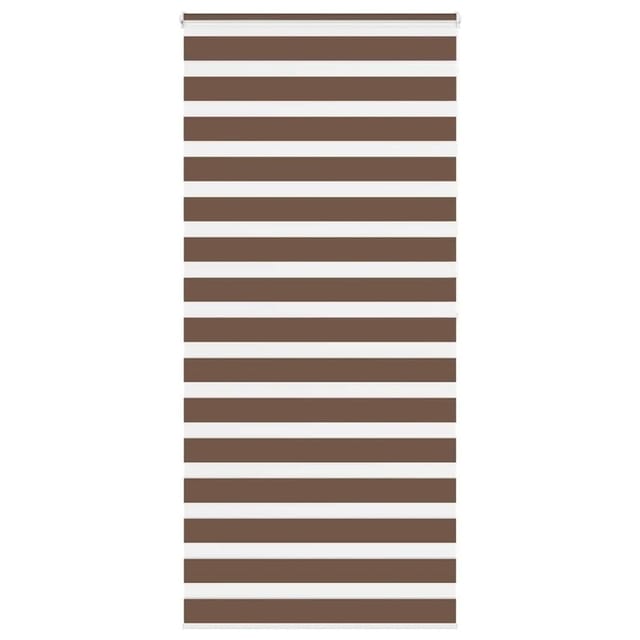vidaXL Doppelrollo Braun 105x200 cm Stoffbreite 100,9 cm Polyester 4014366