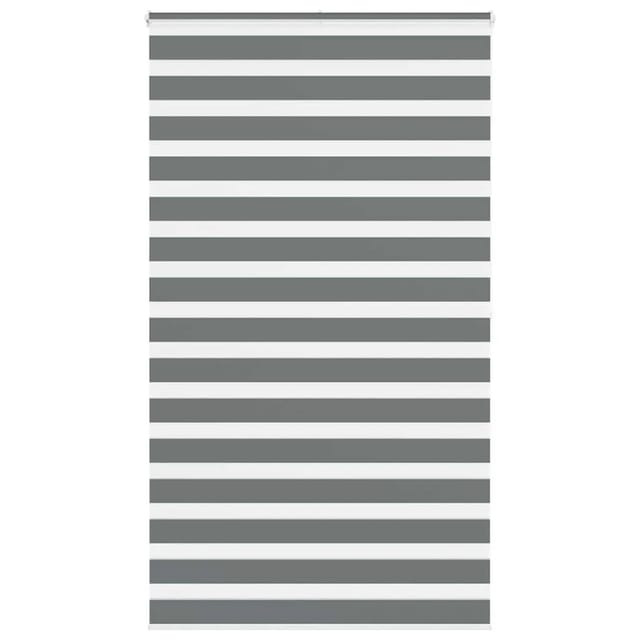 vidaXL Doppelrollo Dunkelgrau 130x200 cm Stoffbreite 125,9 cm Polyester 4014163