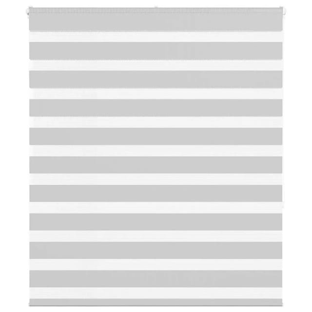 vidaXL Doppelrollo Hellgrau 120x150 cm Stoffbreite 115,9 cm Polyester 4014447