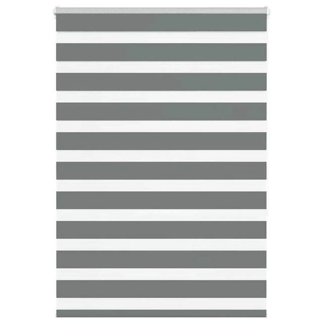 vidaXL Doppelrollo Dunkelgrau 100x150 cm Stoffbreite 95,9 cm Polyester 4014131