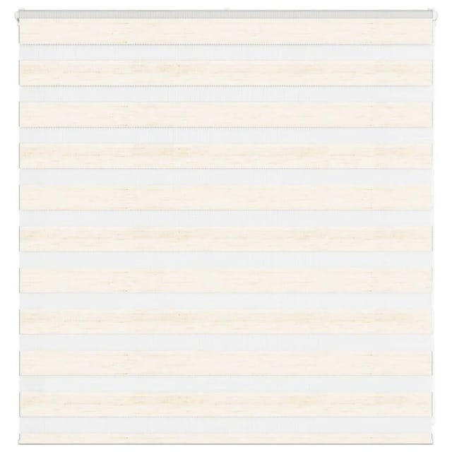 vidaXL Doppelrollo Marmorbeige 140x100cm Stoffbreite 135,9 cm Polyester 4014633