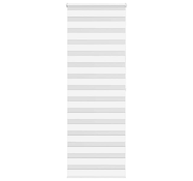 vidaXL Doppelrollo Weiß 70x200 cm Stoffbreite 65,9 cm Polyester 4014775