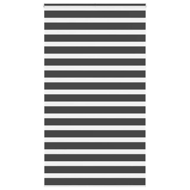 vidaXL Doppelrollo Schwarz 135x230 cm Stoffbreite 130,9 cm Polyester 4014294