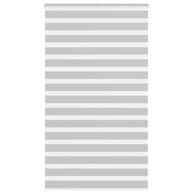 vidaXL Doppelrollo Hellgrau 120x230 cm Stoffbreite 115,9 cm Polyester 4014499