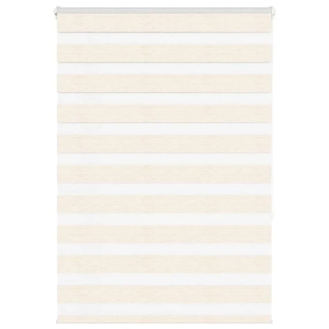 vidaXL Doppelrollo Marmorbeige 115x150cm Stoffbreite 110,9 cm Polyester 4014654