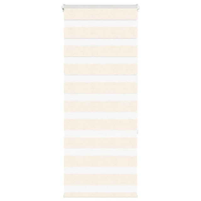 vidaXL Doppelrollo Marmorbeige 65x150 cm Stoffbreite 60,9 cm Polyester 4014644