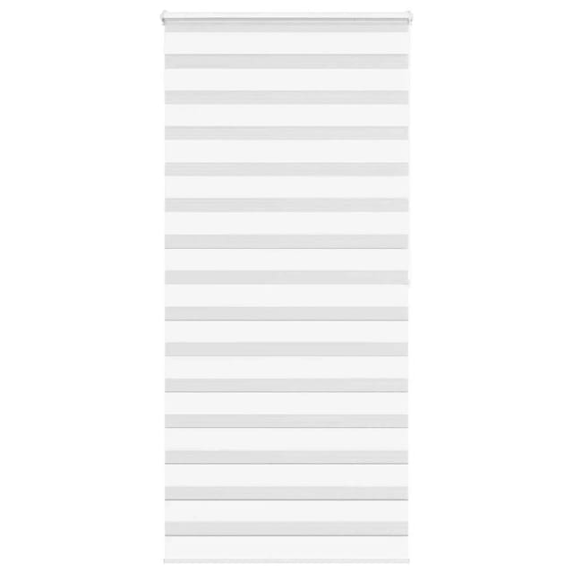 vidaXL Doppelrollo Weiß 105x200 cm Stoffbreite 100,9 cm Polyester 4014782