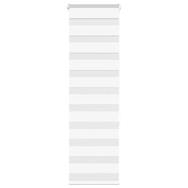 vidaXL Doppelrollo Weiß 50x150 cm Stoffbreite 45,9 cm Polyester 4014745
