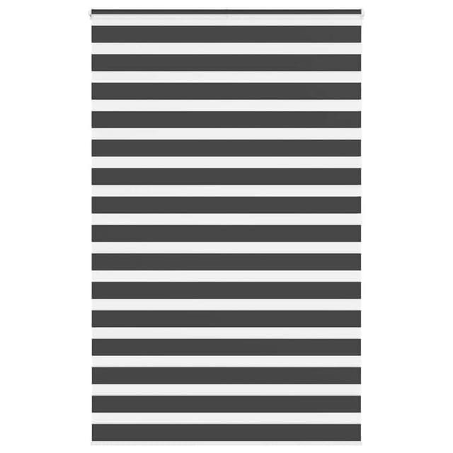 vidaXL Doppelrollo Schwarz 145x200 cm Stoffbreite 140,9 cm Polyester 4014270