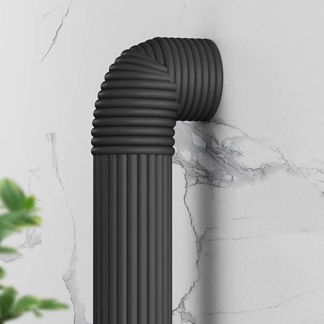 Ccykxa Selbstklebendes Isolierband Für Außenwasserleitungen, Schalldämmband, Winterschaum-isolierband, 2 M X 8 Cm (schwarz)