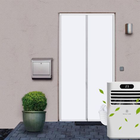 Ccykxa1 Stück Türdichtung Für Tragbare Klimaanlage, Türdichtung Für Klimaanlage Mit Eingenähter Schlauchverlängerung, Dichtungssatz (90x210cm)