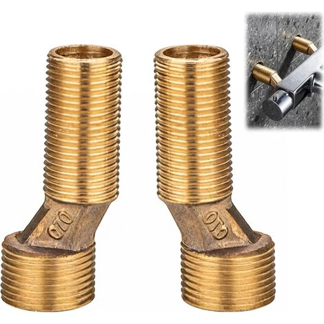 Ccykxa2 Messing-außengewinde-armatur Für Badewanne Und Dusche Mit Verstellbarem Schwenkarm Und Exzenterreduzierstück, 1/2 Bis 3/4 Zoll Mischbatterie Gold.